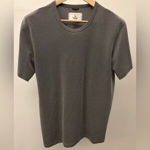 Reigning Champ T-Shirt Short Sleeve Active Wear Gym Shirt Steel Gray Large